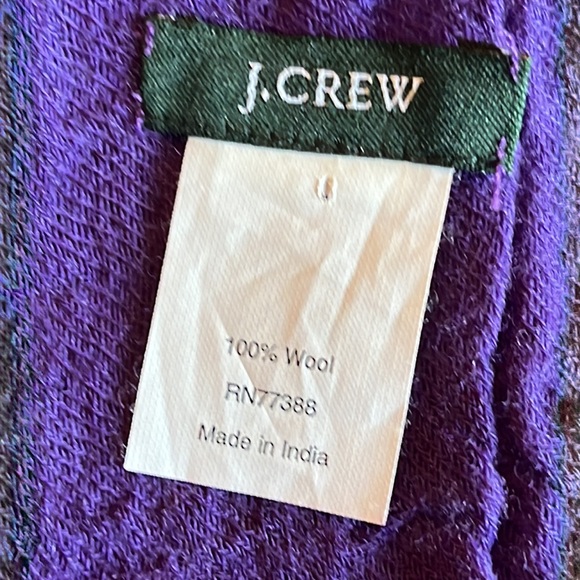 J. Crew Ombré Purple Scarf - Picture 7 of 8